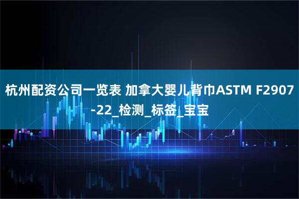 杭州配资公司一览表 加拿大婴儿背巾ASTM F2907-22_检测_标签_宝宝